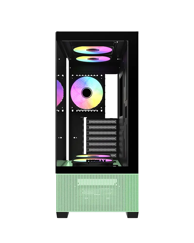 Thumbnail: BOITIER RAIDMAX I802 AIR VIBE 5X FAN ARGB