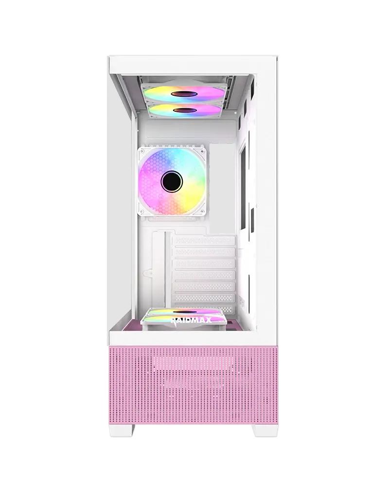 Thumbnail: BOITIER RAIDMAX I802 AIR VIBE 5X FAN ARGB