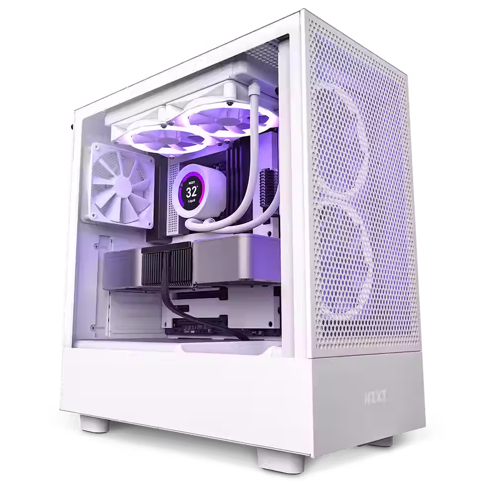 BOITIER NZXT H5 FLOW WHITE