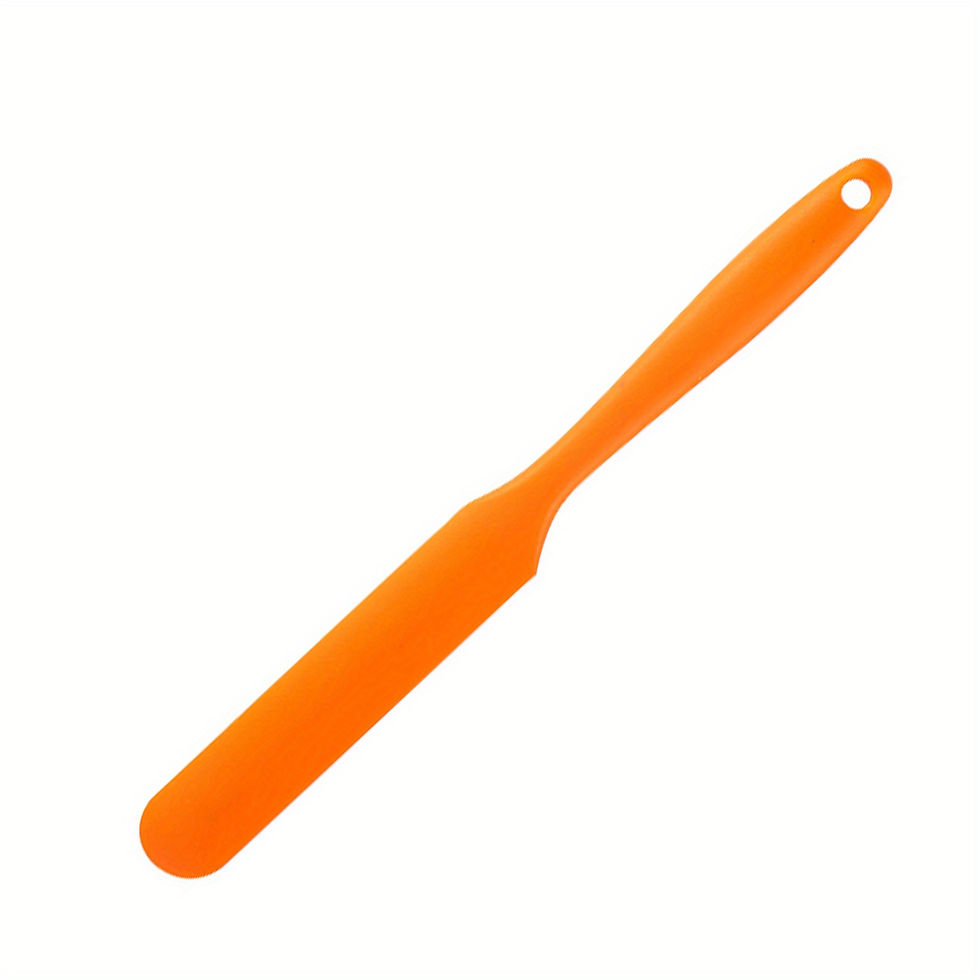 Thumbnail: 1pc, Silicone Jar Spatula, Non-Stick Icing Spatula, Food Grade Silicone, Heat Re