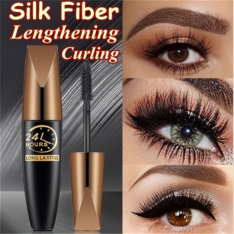 Thumbnail: 1pc 8D Fiber Lash Mascara Waterproof Mascara for Eyelash Extension Black Thick E