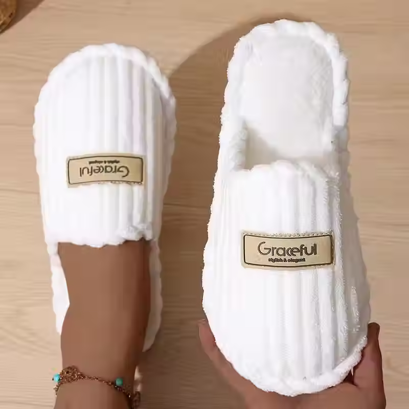 Thumbnail: Elegant Stripe Slippers