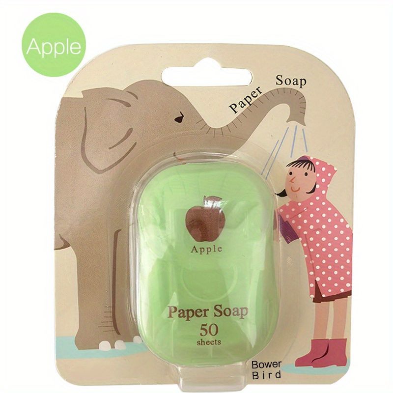 Thumbnail: [Scented Travel Soap Sheets] 50pcs Scented Travel Soap Sheets | Paper Soap with 