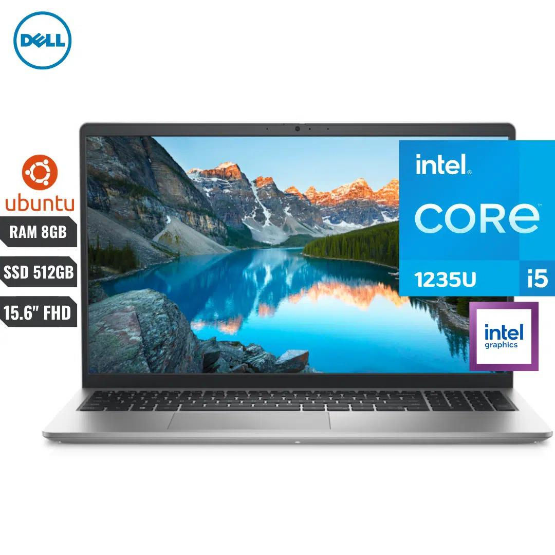 NOT. DELL INSPIRON 3520 I7-1255U 8GB 512GB-SSD 15.6INC. BT UBUNTU SILVER