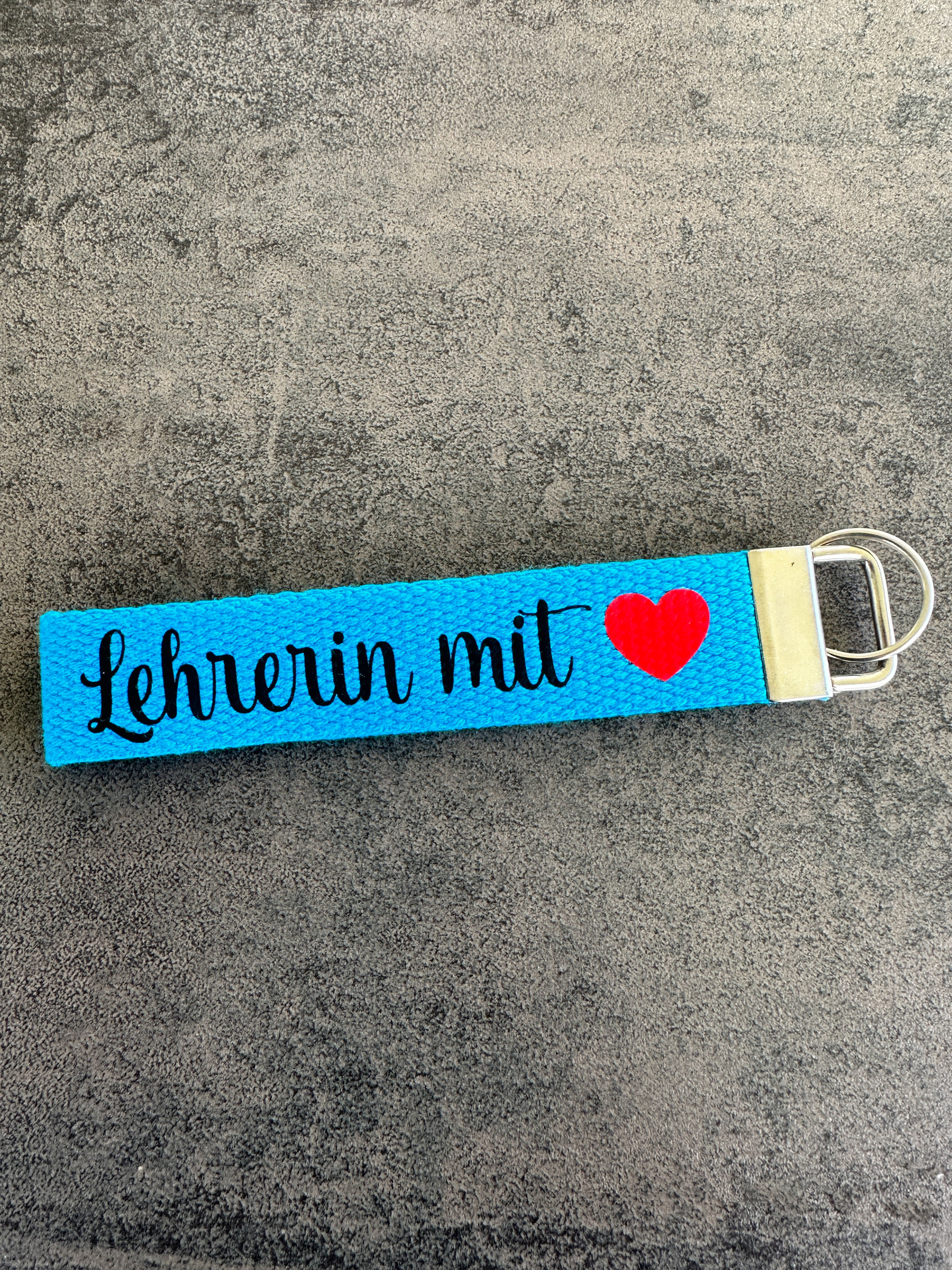 Schlüsselanhänger "Lehrerin mit Herz"