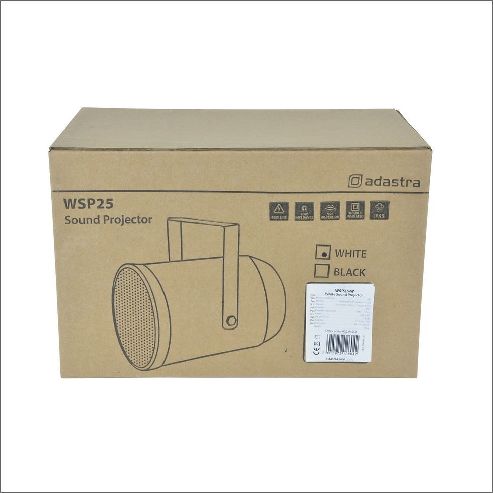Thumbnail: 120watt Single zone PA system with eight projection speakers + Bluetooth®