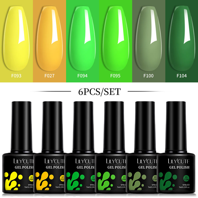 Miniatura: Kit Esmalte em Gel LILYCUTE 6 Cores Profissional