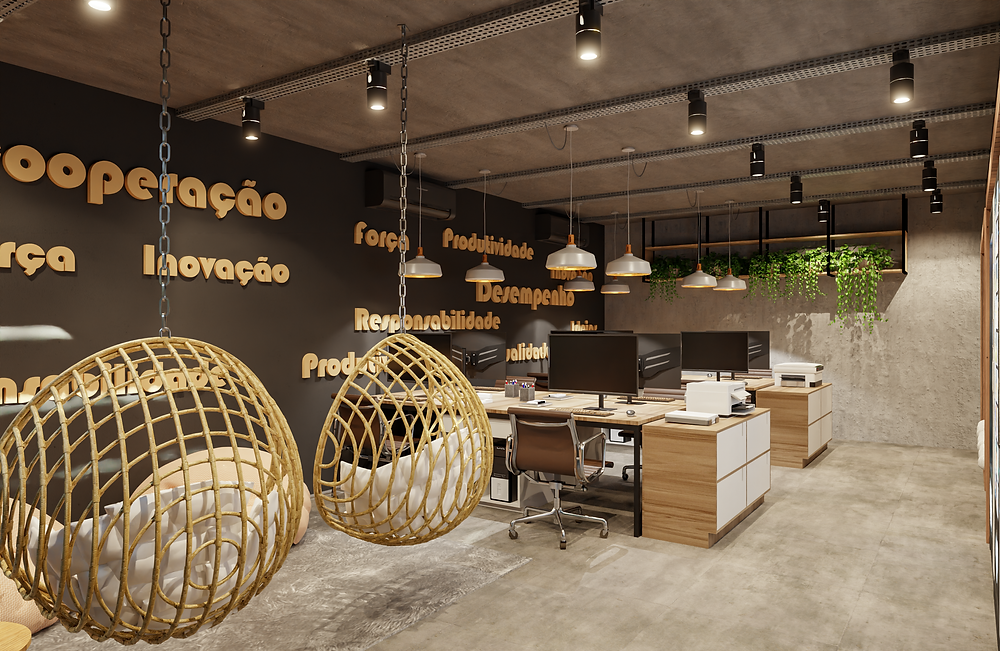 Coworking do Blend HOME CLUB da Wust&Casarotto