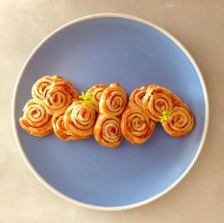 Palmiers de Bacon com alecrim