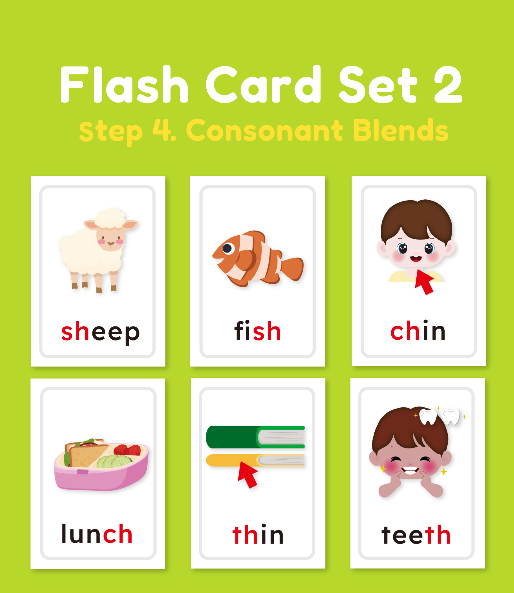 Flash Card Set 2 (Step 4. Consonant Blends)