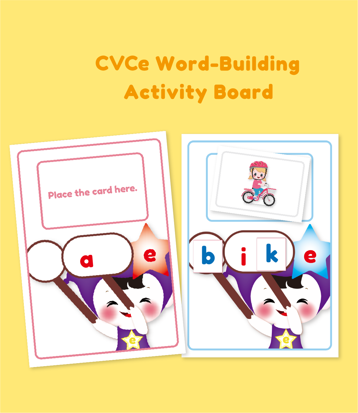 CVCe Word-Building Activity Board