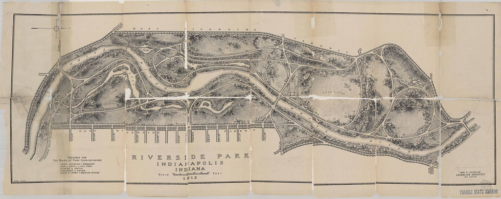 Riverside Park Indianapolis George Kessler History