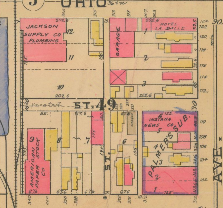 Baist map Indianapolis history