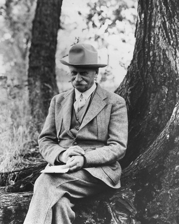 Jens Jensen, photo courtesy of National Park Service and The Clearing Folk School