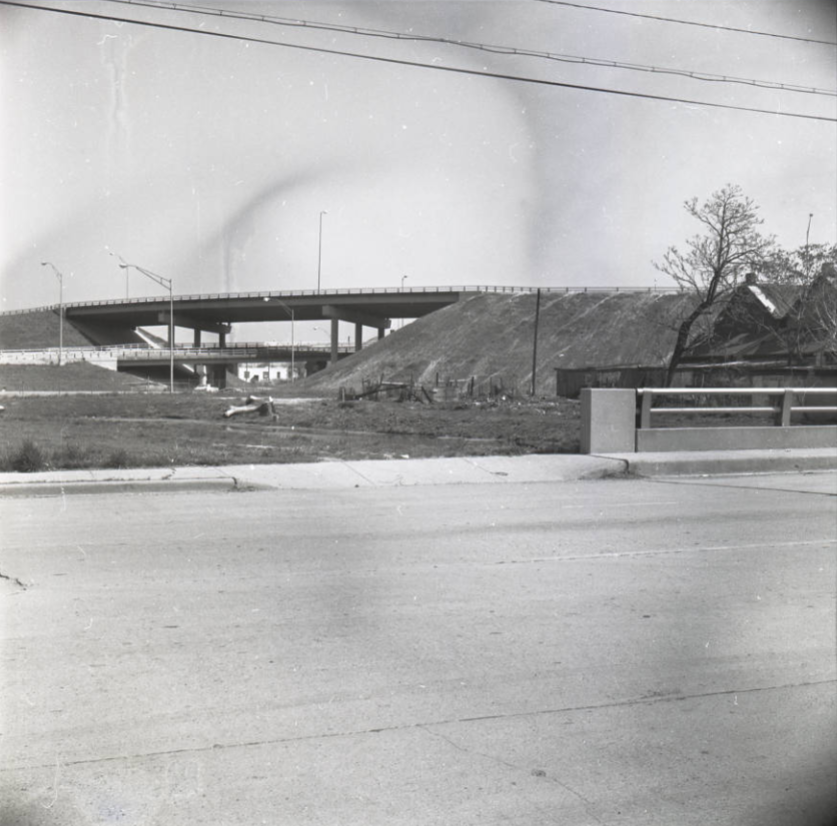 Indianapolis history central canal interstate construction