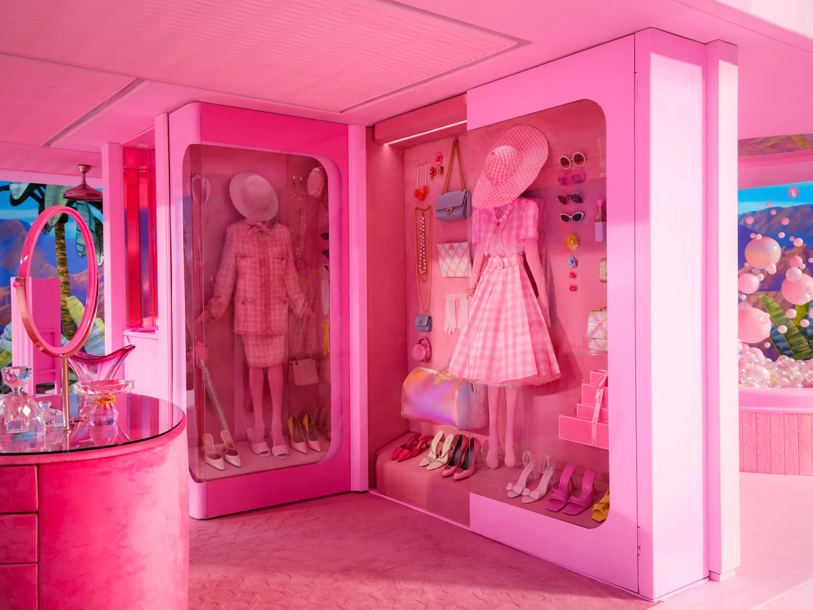 Pink closet