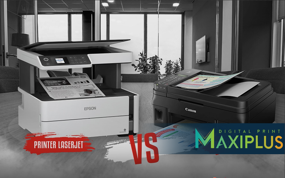 Inkjet Vs laser jet dalam dunia percetakan, Sumber ; Newton