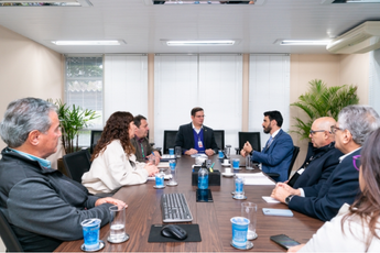 Itaipu recebe equipe da ANA para discutir o I Fórum Latino-Americano de Água