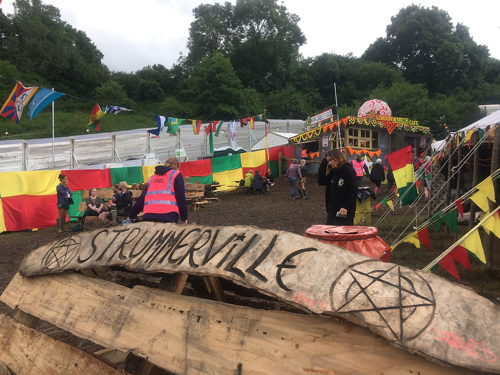 Joe Strummer's space_ Strummerville at GLASTONBURY