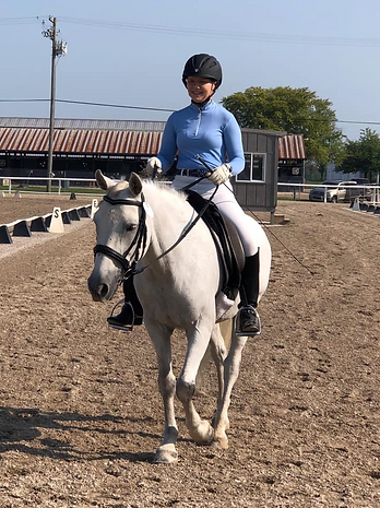 Elizabeth and Windy Horse Show
