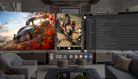  3 floating AR display with Rokid AR Spatial.