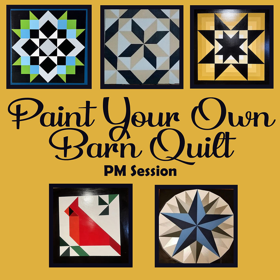 Paint Your Own Barn Quilt-PM Session (PA)