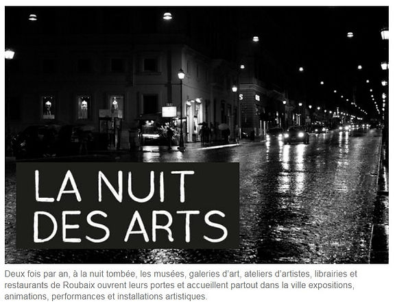 20ème édition de La Nuit des Arts de Roubaix