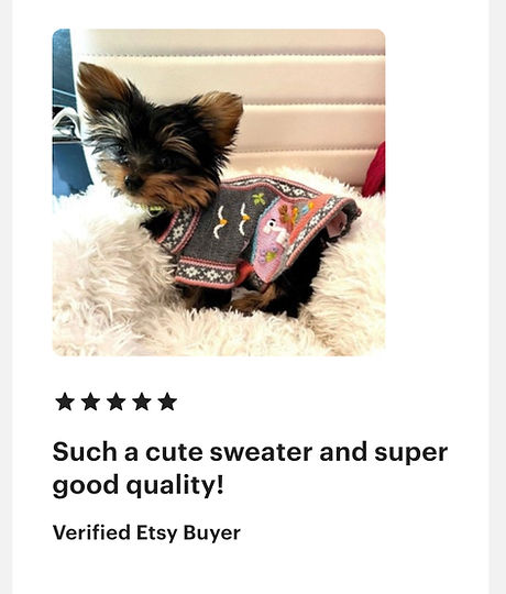 a 5 star review from one of our customers