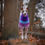 Thumbnail: ROYAL PURPLE Alpaca dog poncho (sizes X0-8)