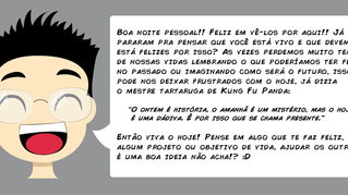 Ilustrando - Hoje é uma dádiva