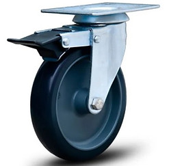 Rodizio giratorio de placa 5 polegadas com freio roda preta Colson.jpg