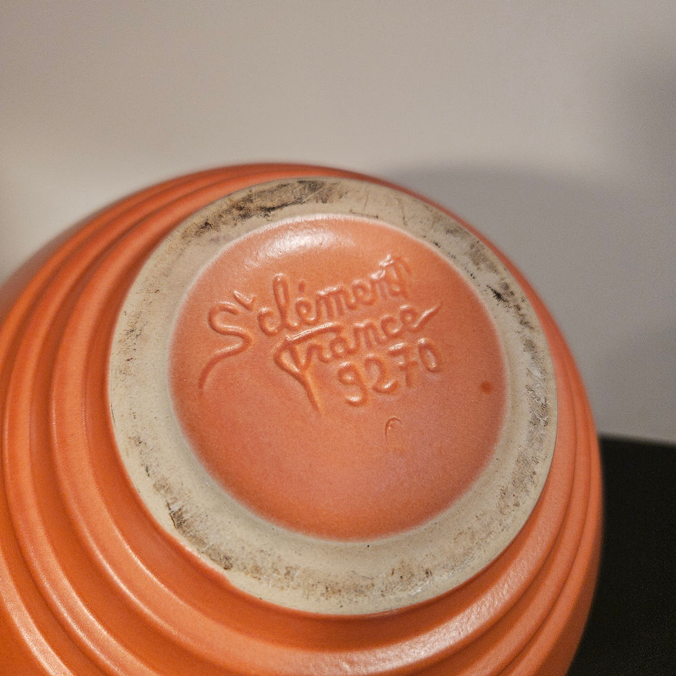 Thumbnail: Art Deco St. Clément ceramic vase, France