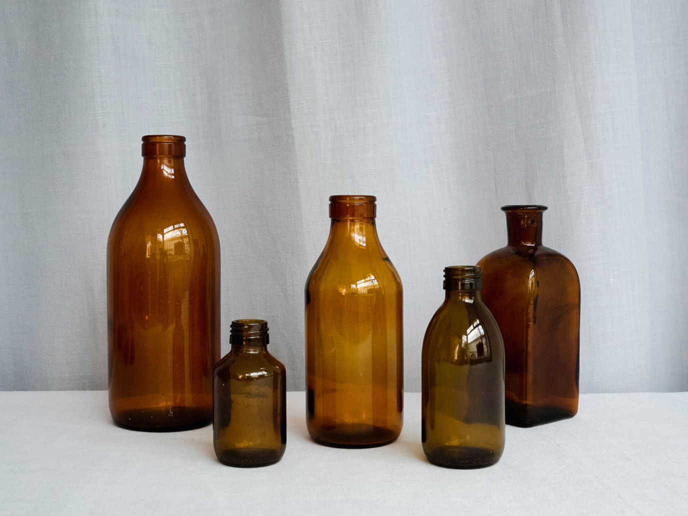 Vasen / Flaschen - Braun Mismatch