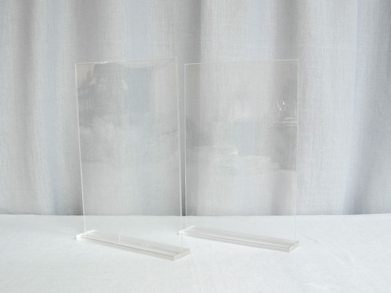 Kartenhalter Acryl groß