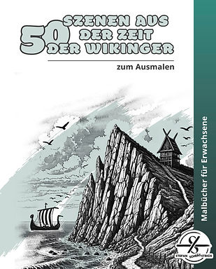 Cover: 50 Szenen aus der Zeit der Wikinger zum Ausmalen