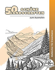 Cover: 50 schöne Landschaften zum Ausmalen