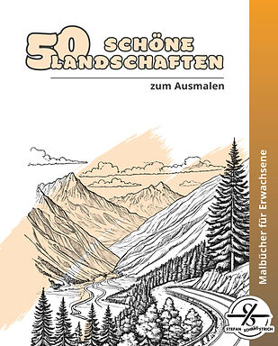 Cover: 50 schöne Landschaften zum Ausmalen
