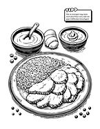 Vorschaubild Braten aus 40 Rezepte und Gerichte zum Ausmalen