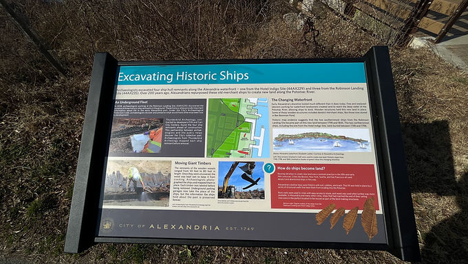 Excavating Historic Ships (Historical Marker)