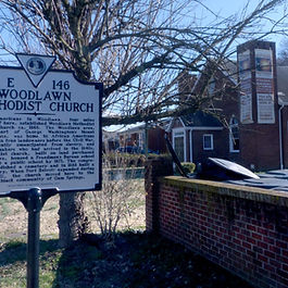 Woodlawn Methodist Church Historical Marker