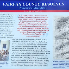 Fairfax County Resolves (Historical Marker)
