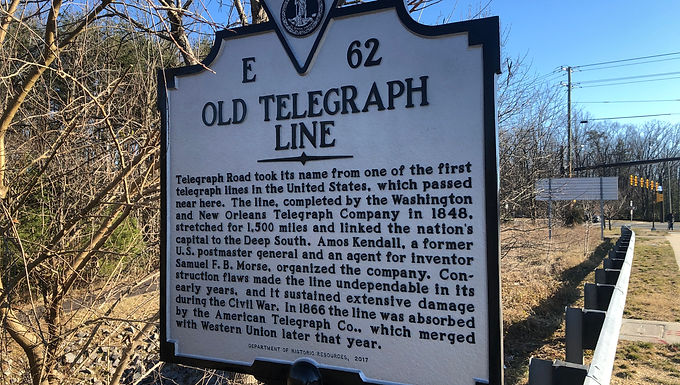 Old Telegraph Line (2017 Historical Marker)