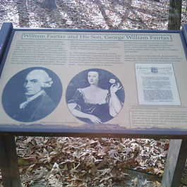 William Fairfax and His Son, George William Fairfax Historical Marker