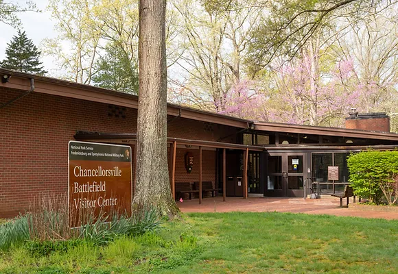 The Chancellorsville Battlefield visitor center.