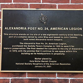 Alexandria Post No. 24, American Legion Historical Marker