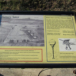 Battery Sater Historical Marker