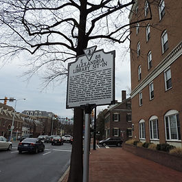 Alexandria Library Sit-In Historical Marker
