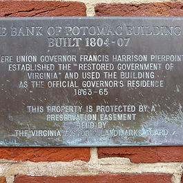The Bank of Potomac Building Historical Marker