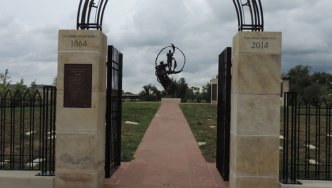 Contrabands and Freedmen Cemetery Memorial (Entrance Marker)