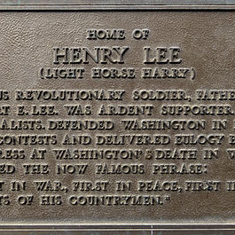 Home of Henry Lee Historical Marker